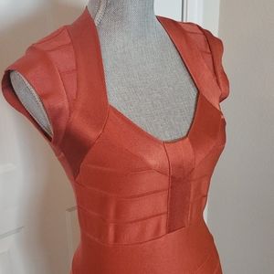 FCUK Rust Bandage Dress